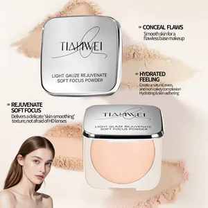 TIANWEI Light Gauze Rejuvenate Soft Focus Setting Powder for long-lasting flawless makeup