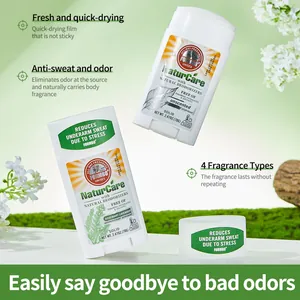 Unisex natural deodorant stick for long-lasting freshness and sweat protection