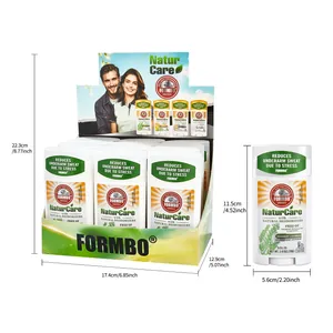 FORMBO Natur Care plant-based antiperspirant stick set with dimensions and display box