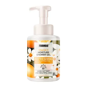 FORMBO Vitamin C feuchtigkeitsspendendes Duschgel für glatte Haut in einer 400ml Pumpflasche