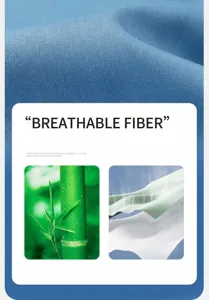 Close-up of breathable bamboo fiber fabric with smooth texture and excellent drape.