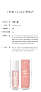 Specifiche dettagliate del prodotto e dimensioni dello spray profumato fresco ADMD n. 68 da donna