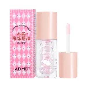 ADMD Olio Labbra Crystal Jelly Pesca Dolce cura idratante intensiva con scatola rosa