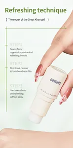 Detailed view of FORMBO solid perfume balm applied on skin for long-lasting fragrance