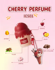 Note olfattive dettagliate del profumo alla ciliegia a forma di gelato con ambra e peonia