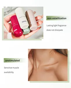 Close-up of FORMBO long-lasting solid balm variety and application on sensitive skin