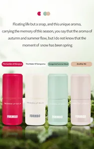 FORMBO solid perfume balm set with four natural scents in elegant portable tubes