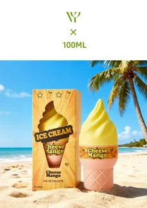 Flacone di profumo a forma di cono gelato profumo mango e formaggio 100ml