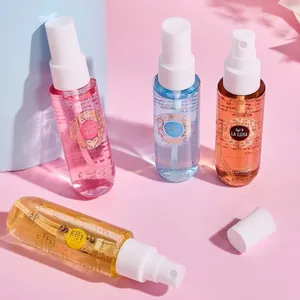 Long-lasting alcohol-free fragrance mist spray for hair and body 40ml four bottle set