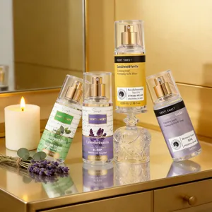 VENTI SWEET Alloy Nozzle Plastic Bottle Essential Oil Body Mist For Women Stress Relief Sleep Fragrance Spray Lavender Vanilla SPA
