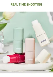 Detailed view of multiple FORMBO solid perfume balm sticks in various pastel colors.