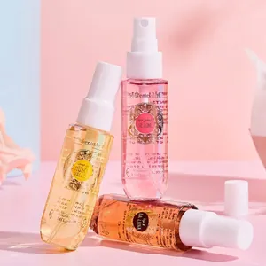 Long-lasting alcohol-free fragrance mist spray for hair and body, set of three bottles