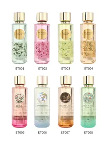 Collection de huit brumes corporelles parfumées longue durée pour femmes, flacons 230ml