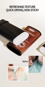 Dettaglio del deodorante FORMBO che mostra la texture rinfrescante e l'efficacia d'uso.