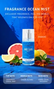Vista dettagliata dello spray VENTI SWEET Ocean Mist con note di agrumi e legno