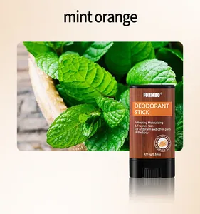 Deodorante stick menta e arancia a lunga durata per la cura del corpo rinfrescante e attiva
