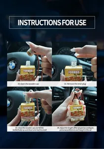 Instructions d'utilisation complètes pour le flacon désodorisant de voiture à suspendre FORMBO