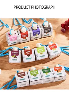 Assortment of hanging car air fresheners in various scents like vanilla and cherry