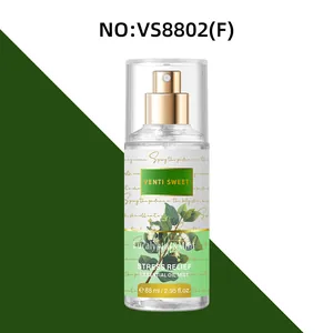 Alcohol-free eucalyptus and mint essential oil mist body spray for stress relief
