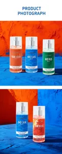 Vista dettagliata della collezione di spray corpo Venti Sweet per uomo, vari profumi.