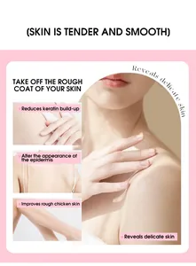 Infographic showing smooth skin benefits of this fragrance body lotion and mist set.