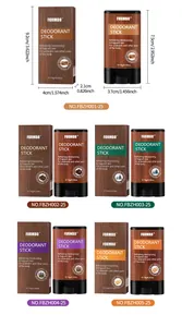 Dimensioni dettagliate e varianti di fragranze della collezione di deodoranti FORMBO 15g