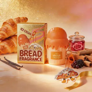 Gourmand Eiscreme Form Damen Parfüm Süßer Duft Körperspray Mit Dessert Schlüsselanhänger Deko Für Dating Täglich Geschenk