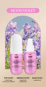 FORMBO alcohol-free Moon Violet body spray for hair and skin with detailed scent notes