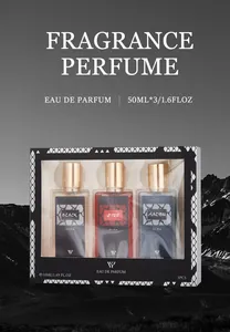 Σετ 3 Ανδρικών Αρωμάτων Μεγάλης Διάρκειας 50ml Eau De Parfum Black, Fire και Malibu