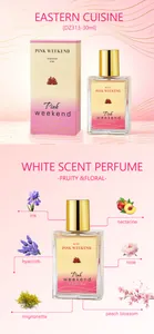 Profumo floreale fruttato Pink Weekend 30ml con note di rosa, nettarina e fior di pesco