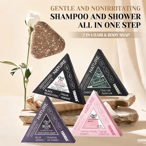 Jabón 2 en 1 FORMBO de hierbas para cabello y cuerpo, control de grasa cutánea