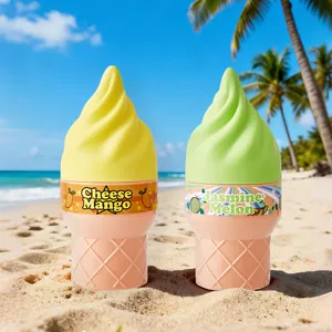 Profumo spray per il corpo a forma di cono gelato al mango e gelsomino