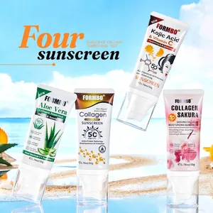 Ensemble d'écrans solaires FORMBO SPF 50 pour la protection UV avec Aloès et Vitamine C