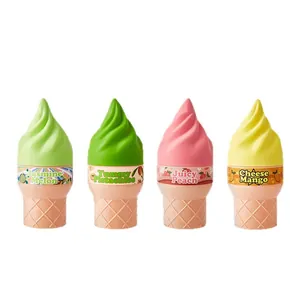 Set di spray per il corpo a forma di cono gelato con quattro profumazioni dolci
