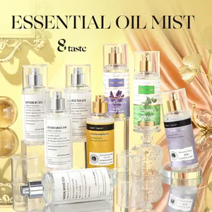Women Essential Oil Mist Body Spray Long Lasting Fragrance Relaxing Lavender Sandalwood Scent Glass Bottle Mist Gift For Her