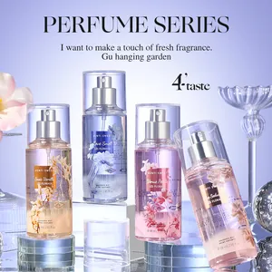 Long-lasting floral fragrance body mist and perfume spray set for women 88ml