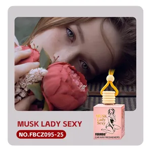 FORMBO auto luchtverfrisser Musk Lady Sexy geur hangfles voor auto interieur