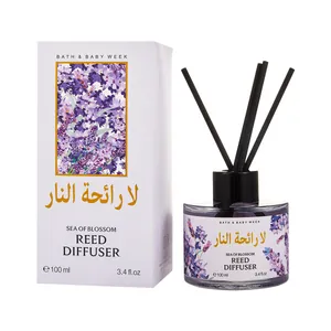 Diffusore a bastoncini in stile arabo da 100 ml per una fragranza casa duratura