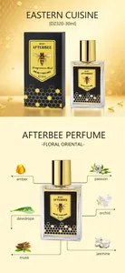 Vista dettagliata del profumo Afterbee floreale orientale con note di ambra e gelsomino.