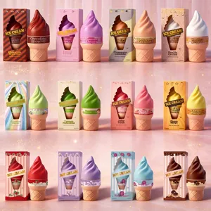 Profumo Creativo a Forma di Cono Gelato da Donna Spray per il Corpo Fragranza Fruttata Persistente per Ragazze e Donne Regalo