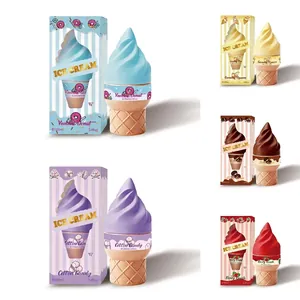 Set di spray per il corpo profumati a forma di gelato per donna, fragranza frutta