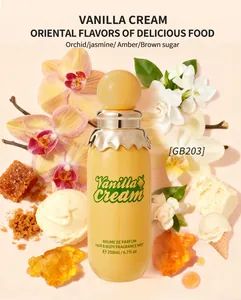 Vanilla Cream hair and body fragrance mist with orchid jasmine and amber notes