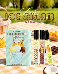 Detailansicht des Venti Sweet Ice Cream Parfüm-Sets mit drei verschiedenen Düften