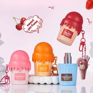 Women Long Lasting Ice Cream Shaped Perfume Body Spray Sweet Woody Fragrance Decorative Bottle Portable Mist Fragrance Gift