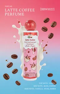 Dettaglio della nebbia profumata Latte Coffee con note di testa, cuore e fondo.