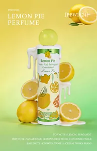 Vista dettagliata del profumo gourmand Lemon Pie con note di bergamotto e vaniglia