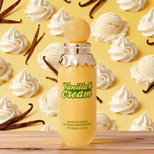 200ml vanilla cream hair and body fragrance mist for long-lasting gourmand scent