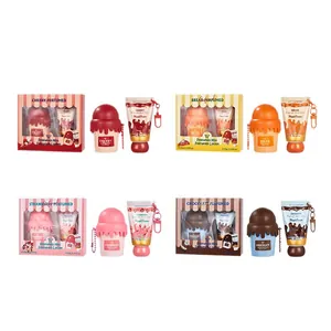 Coffret cadeau brume parfumée pour le corps et crème mains aux quatre saveurs de desserts