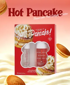 Sweet Hot Pancake fragrance gift set featuring 60ml body mist and 10ml perfume oil