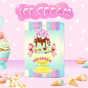 Long-lasting sweet ice cream themed perfume gift set 3x10ml for daily use body spray